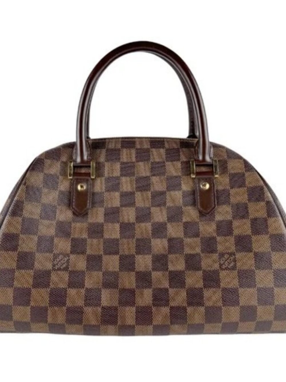 Auth LOUIS VUITTON Damier Ebene Rivera MM Handbag Brown N41434 - z10477